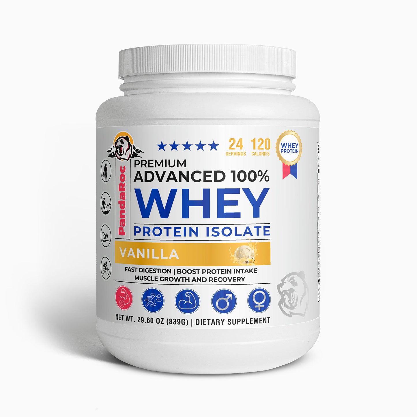 Advanced 100% Whey Protein Isolate (Vanilla)