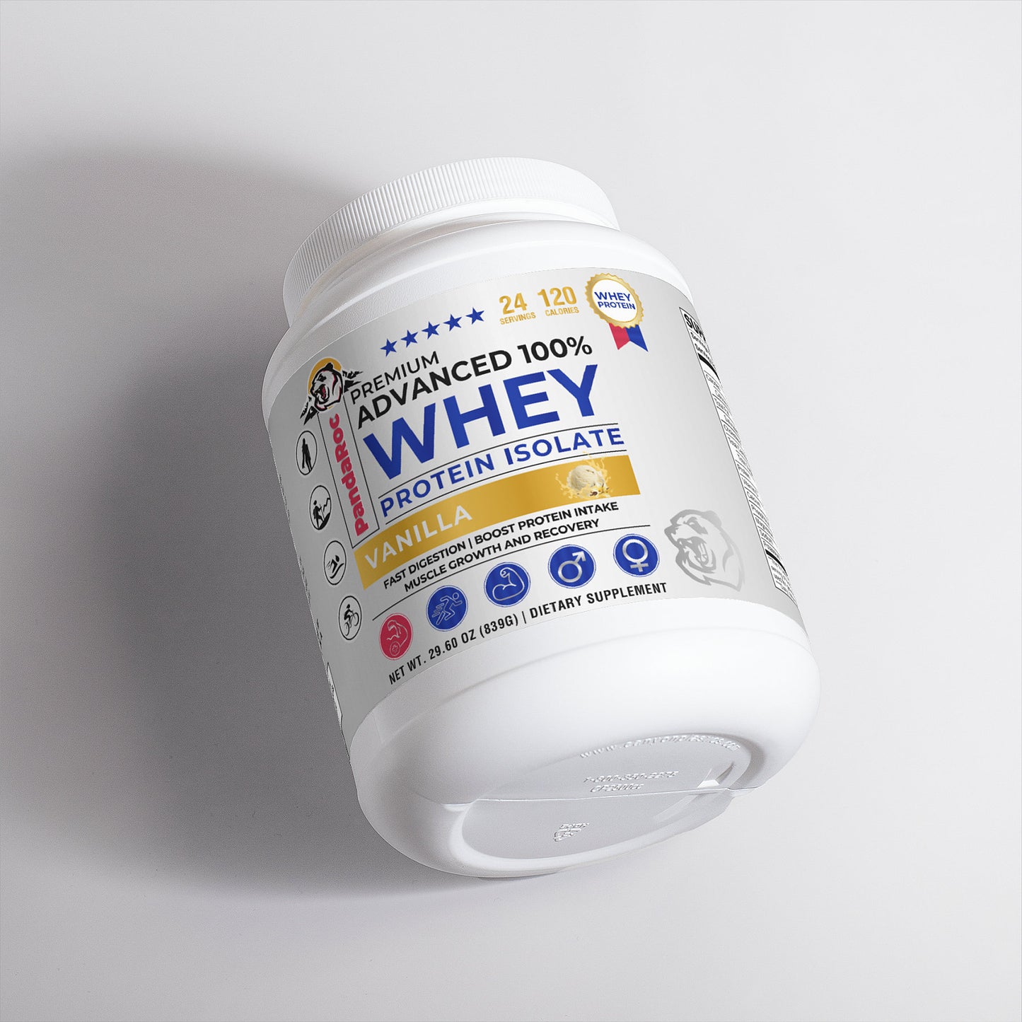 Advanced 100% Whey Protein Isolate (Vanilla)